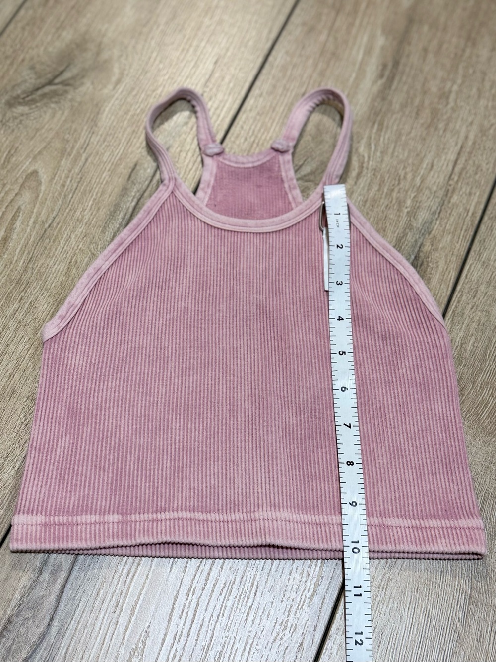 Free People Movement Happiness Runs Ribbed Crop Tank Top Pink XS/S - Picture 7 of 9